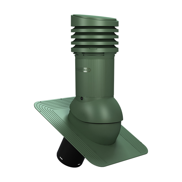 STANDARD EVO ventilācijas izvads NEIZOLĒTS 125d - Zaļš